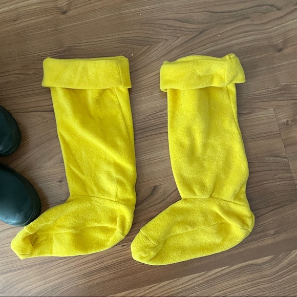 Festival Hunter Rain boots, Fleece socks, EUC! 7/8 - Picture 12 of 16